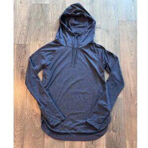 Athleta Uptempo Performance Hoodie Size XS Navy Stretch Athleisure Gym Yoga Run